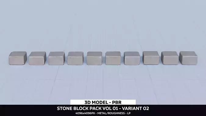 Stone Block Pack Vol 01 - Variant 02