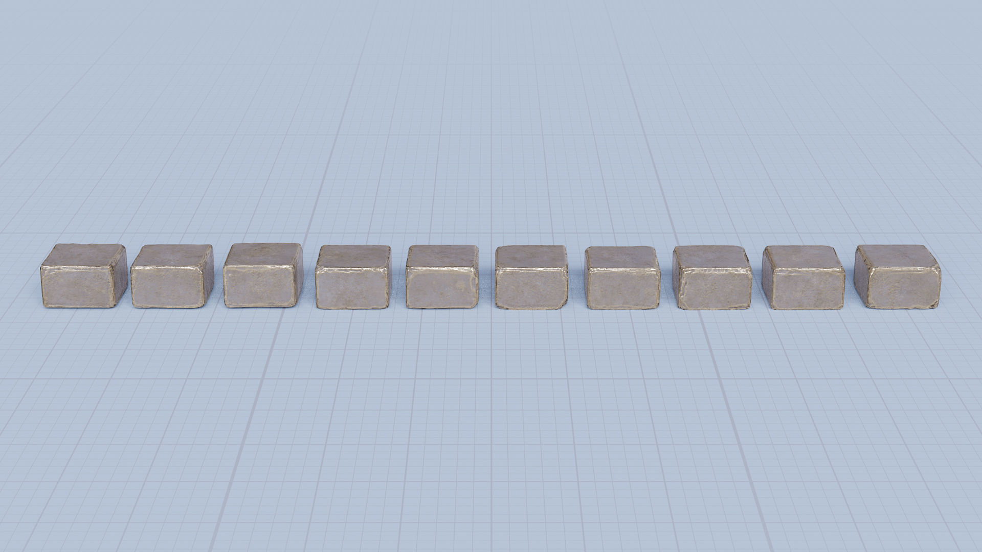 Stone Block Pack Vol 01 - Variant 03 Low-poly 3D model_3