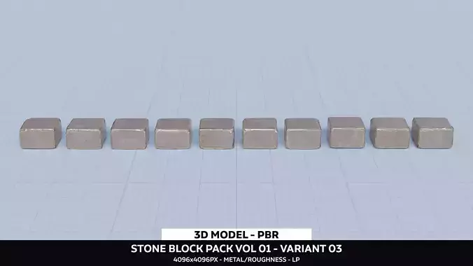 Stone Block Pack Vol 01 - Variant 03