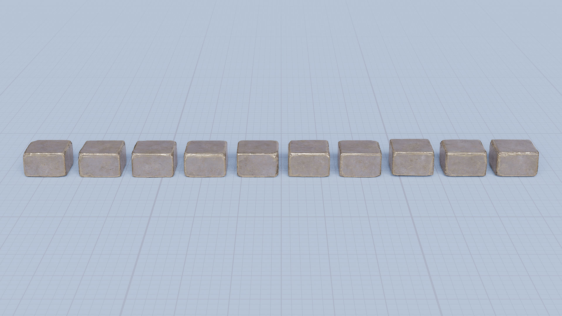 Stone Block Pack Vol 01 - Variant 03 Low-poly 3D model_2