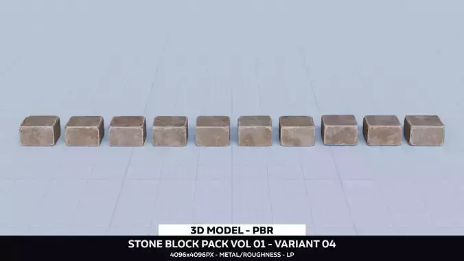Stone Block Pack Vol 01 - Variant 04