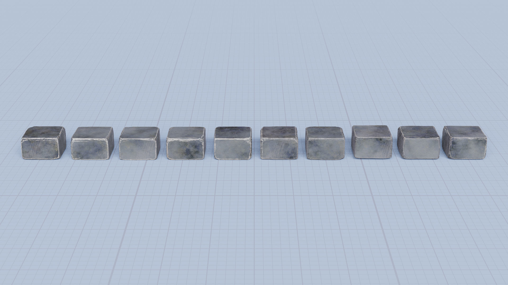 Stone Block Pack Vol 01 - Variant 05 Low-poly 3D model_4