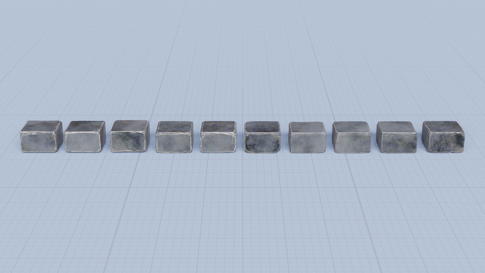 Stone Block Pack Vol 01 - Variant 05 Low-poly 3D model_3