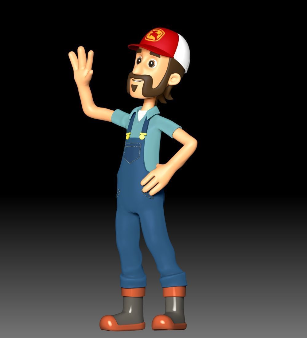 Farmer Al - PAW Patrol 3D print model_4