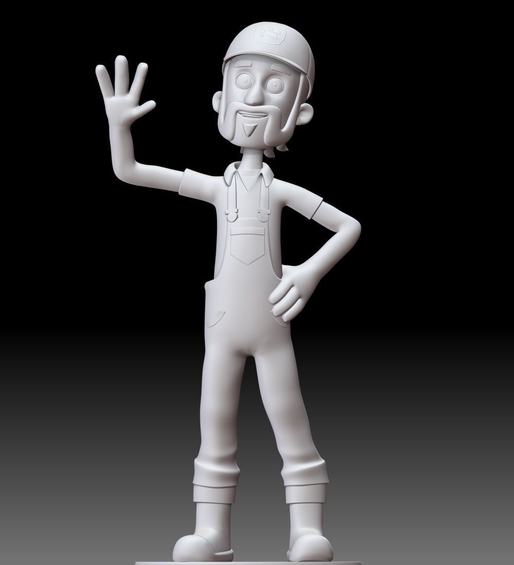 Farmer Al - PAW Patrol 3D print model_3