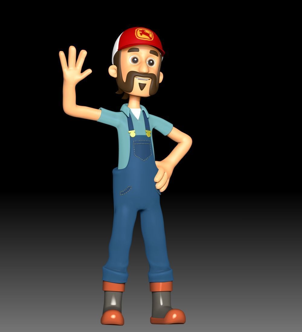 Farmer Al - PAW Patrol 3D print model_2