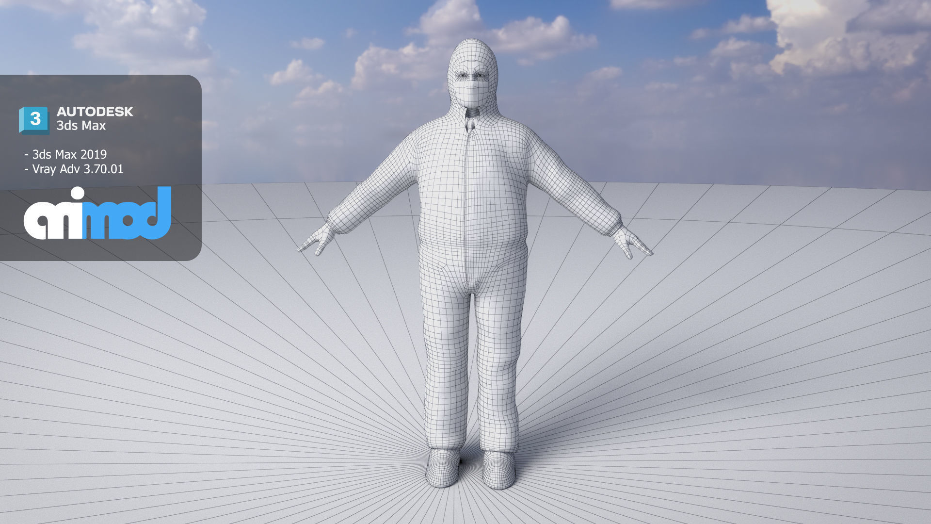 Protective Suit Man 0001 3D model_5