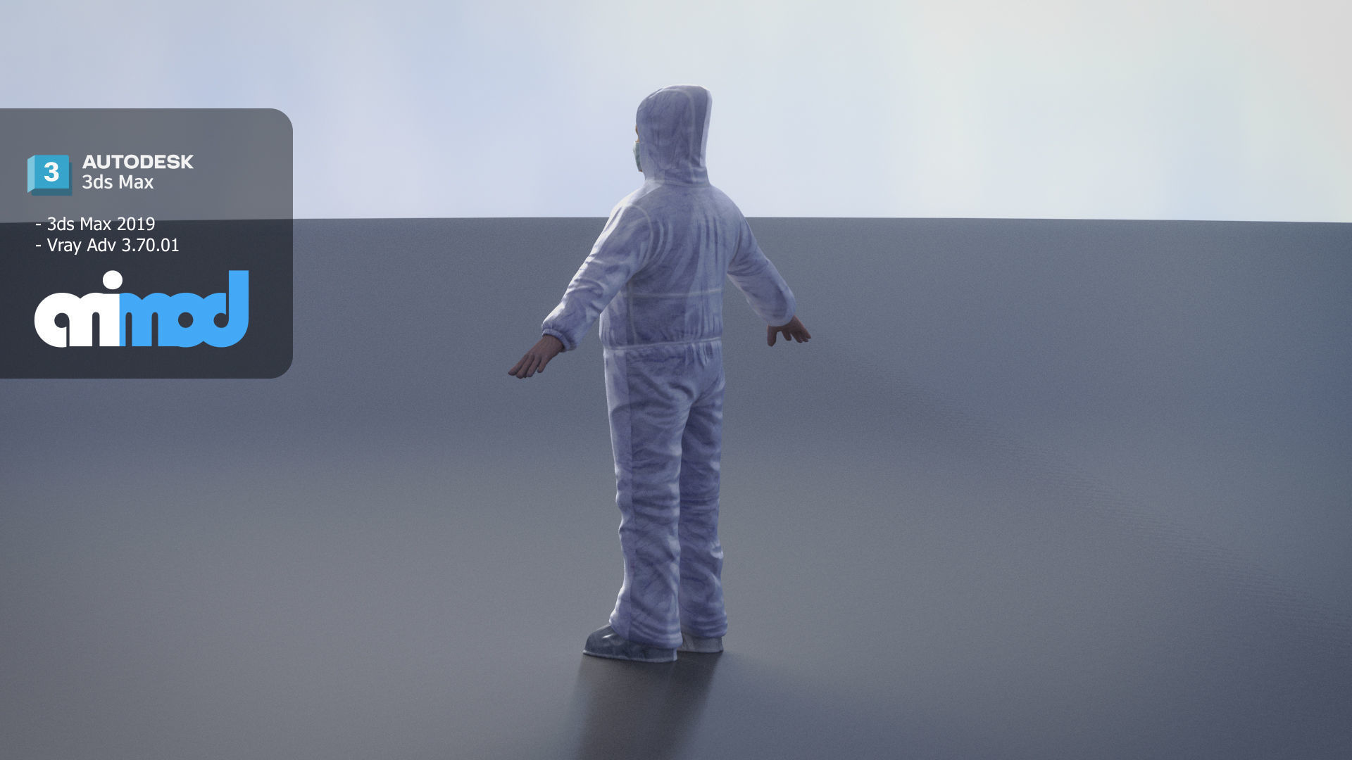Protective Suit Man 0001 3D model_4