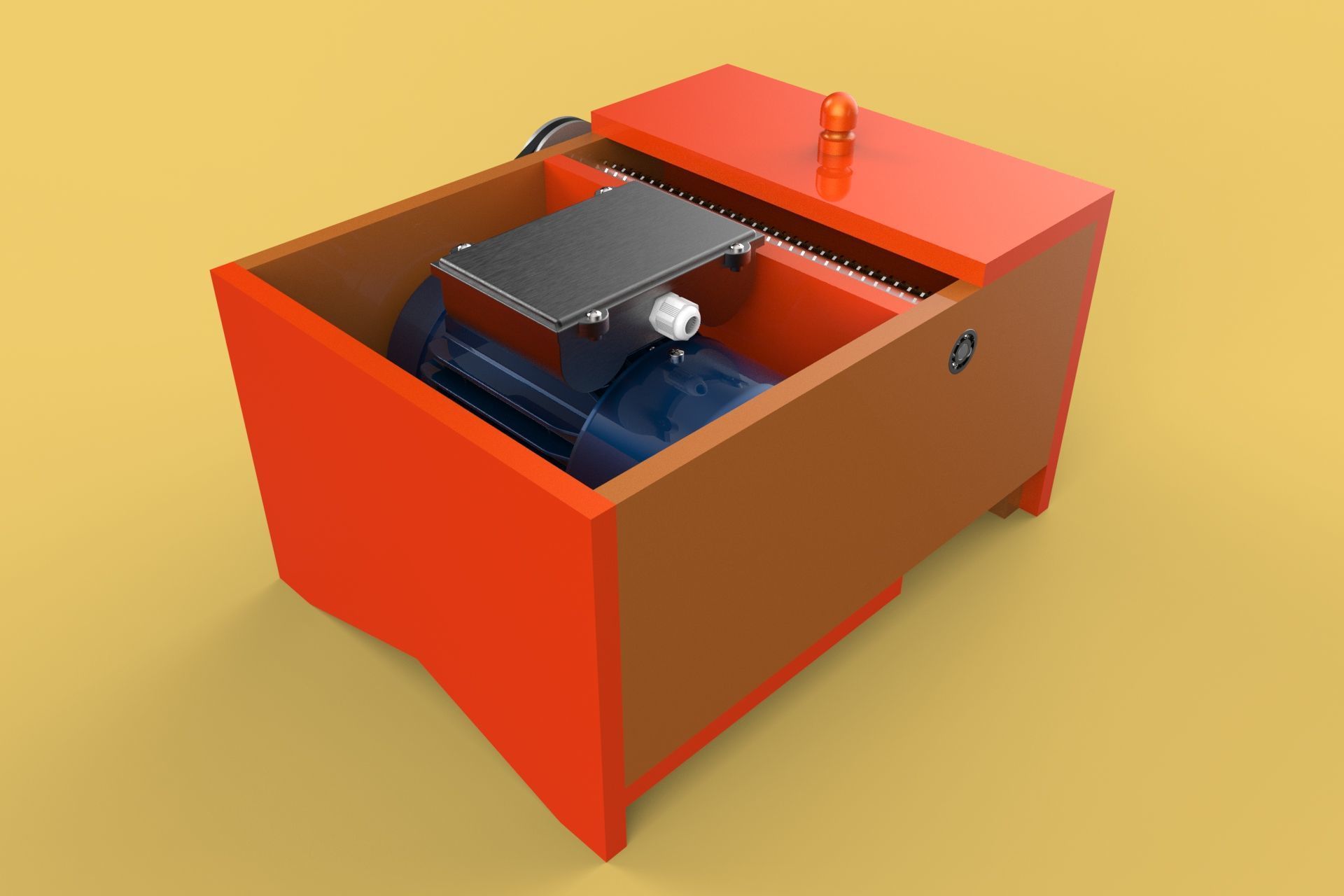 MACHINE ELECTRIC COCONUT GRATING GRATER SHREDDER SCRAPER CHOPPER 3D model_8