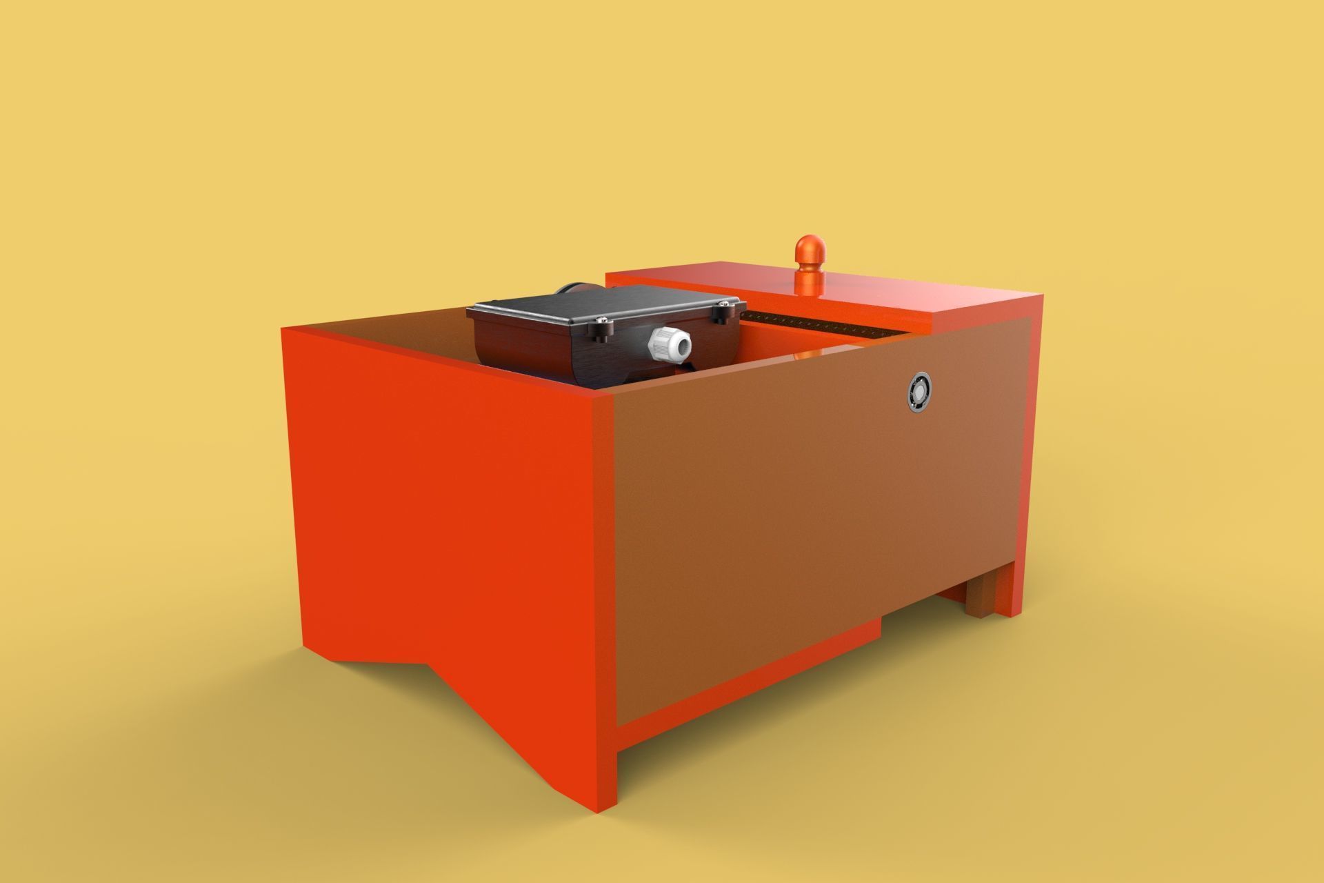 MACHINE ELECTRIC COCONUT GRATING GRATER SHREDDER SCRAPER CHOPPER 3D model_15