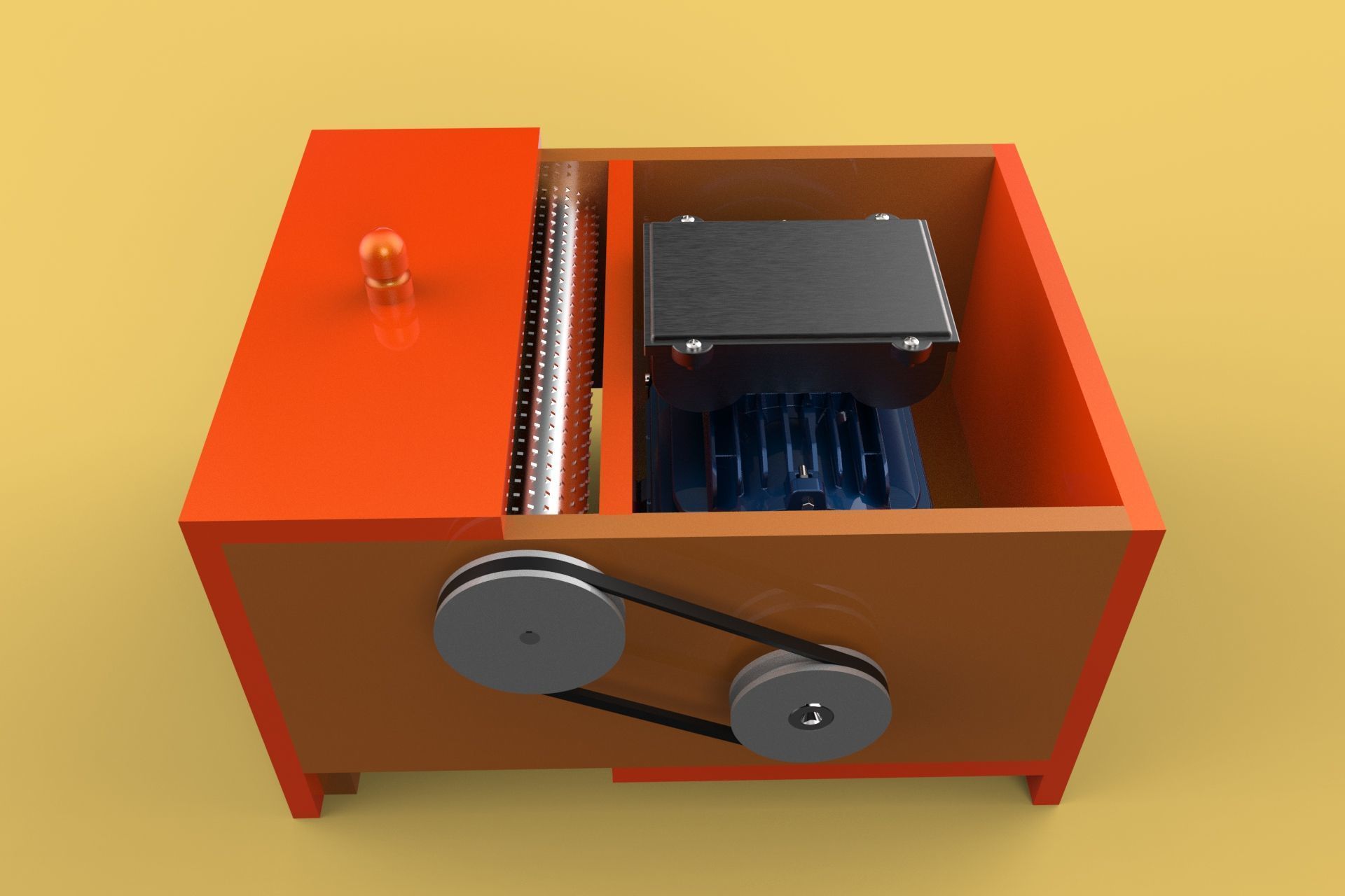 MACHINE ELECTRIC COCONUT GRATING GRATER SHREDDER SCRAPER CHOPPER 3D model_3