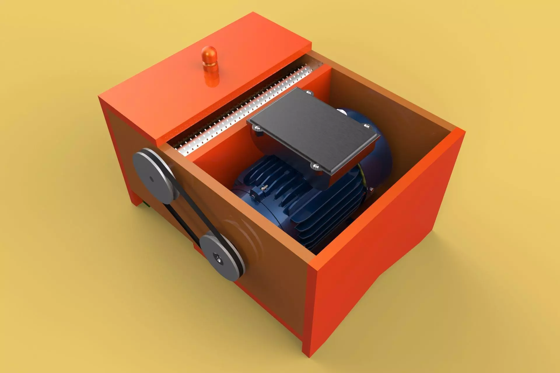 MACHINE ELECTRIC COCONUT GRATING GRATER SHREDDER SCRAPER CHOPPER 3D model_0