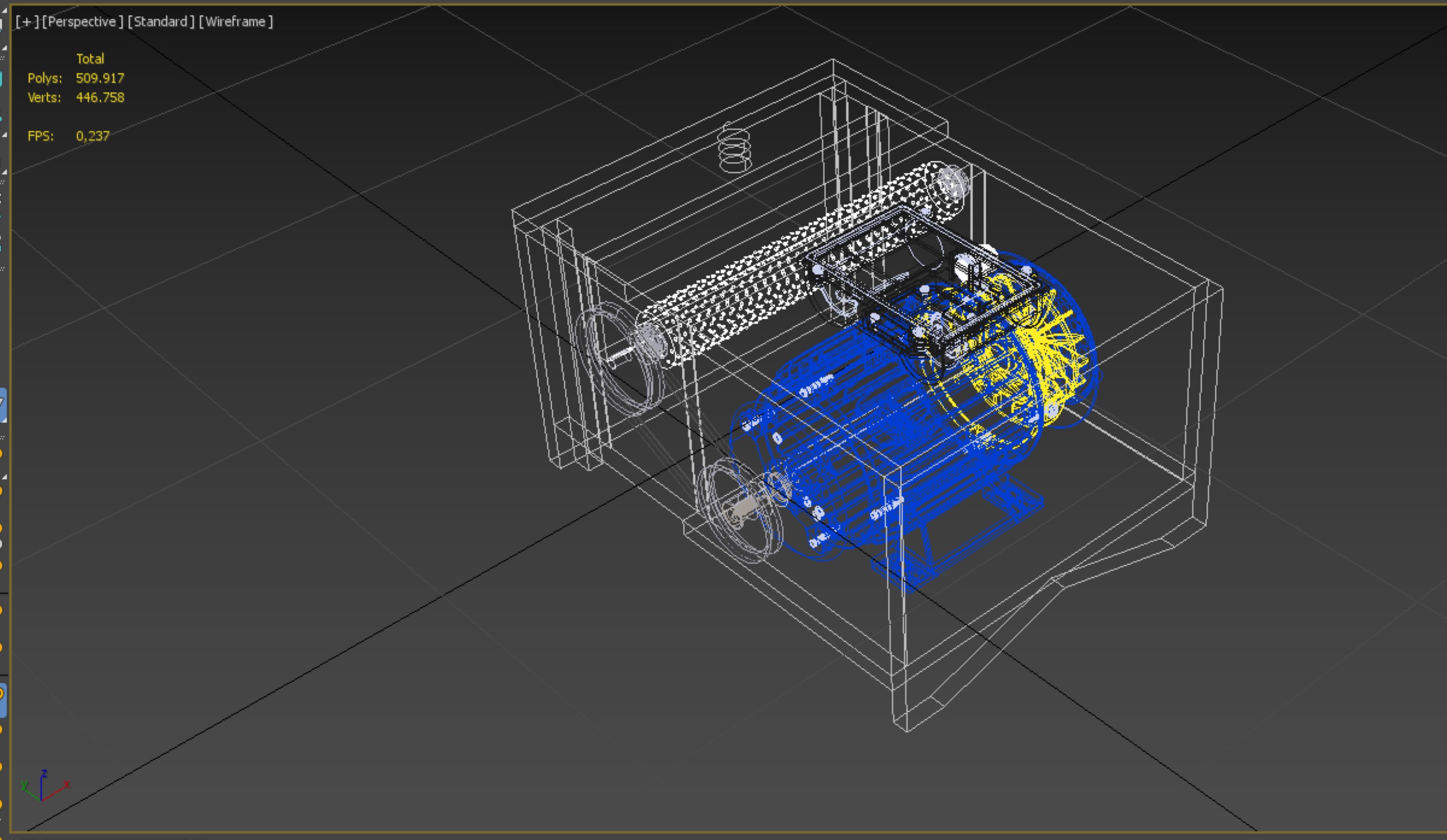MACHINE ELECTRIC COCONUT GRATING GRATER SHREDDER SCRAPER CHOPPER 3D model_26