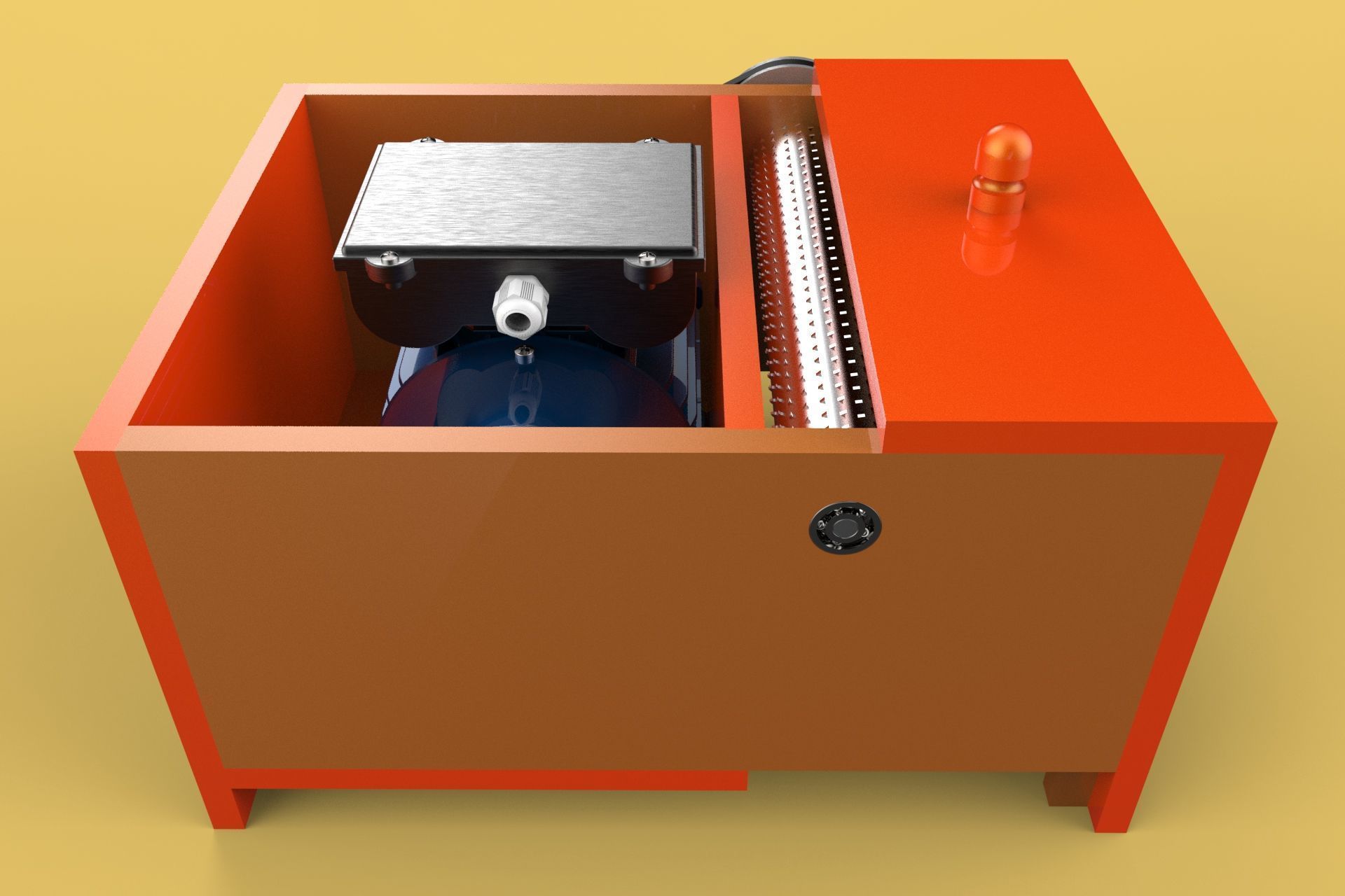 MACHINE ELECTRIC COCONUT GRATING GRATER SHREDDER SCRAPER CHOPPER 3D model_12