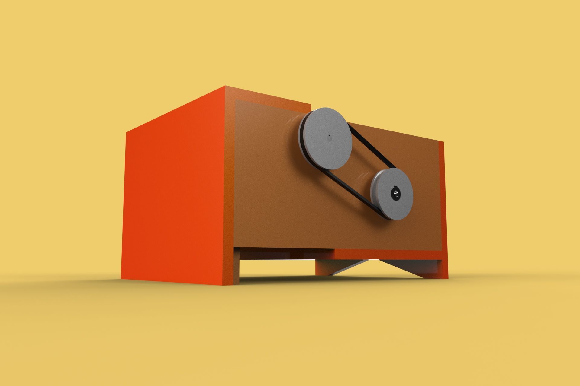 MACHINE ELECTRIC COCONUT GRATING GRATER SHREDDER SCRAPER CHOPPER 3D model_20