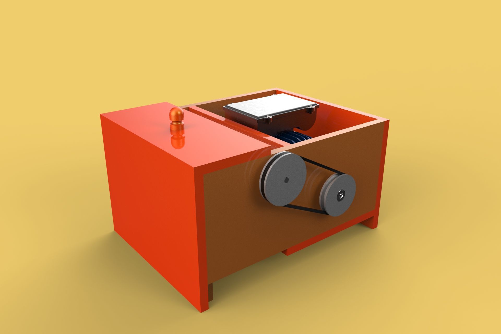 MACHINE ELECTRIC COCONUT GRATING GRATER SHREDDER SCRAPER CHOPPER 3D model_21