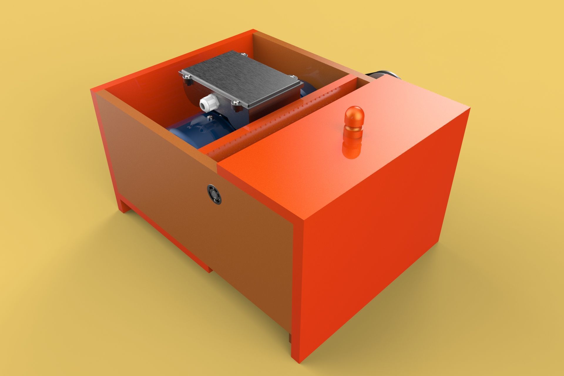 MACHINE ELECTRIC COCONUT GRATING GRATER SHREDDER SCRAPER CHOPPER 3D model_9