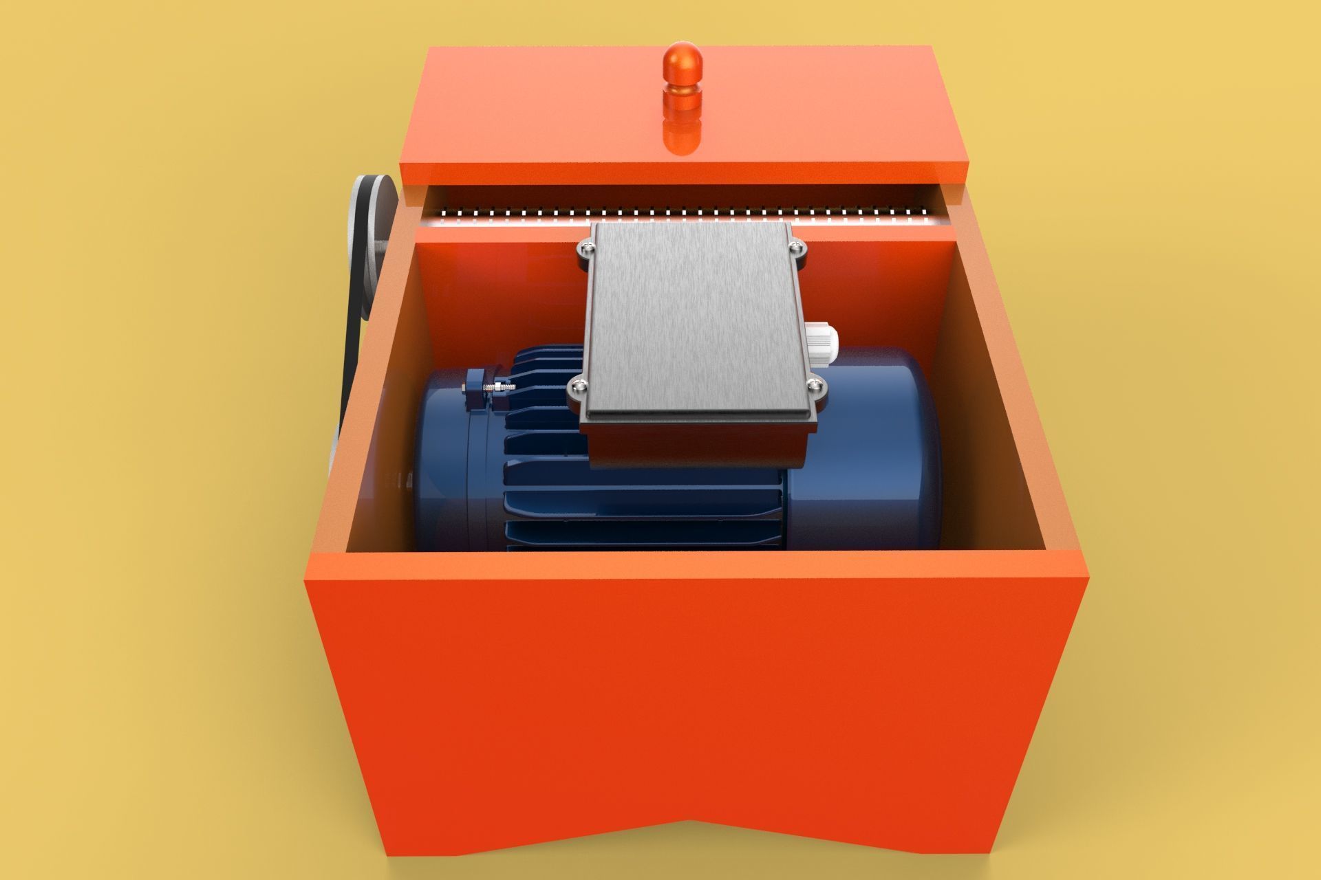 MACHINE ELECTRIC COCONUT GRATING GRATER SHREDDER SCRAPER CHOPPER 3D model_5