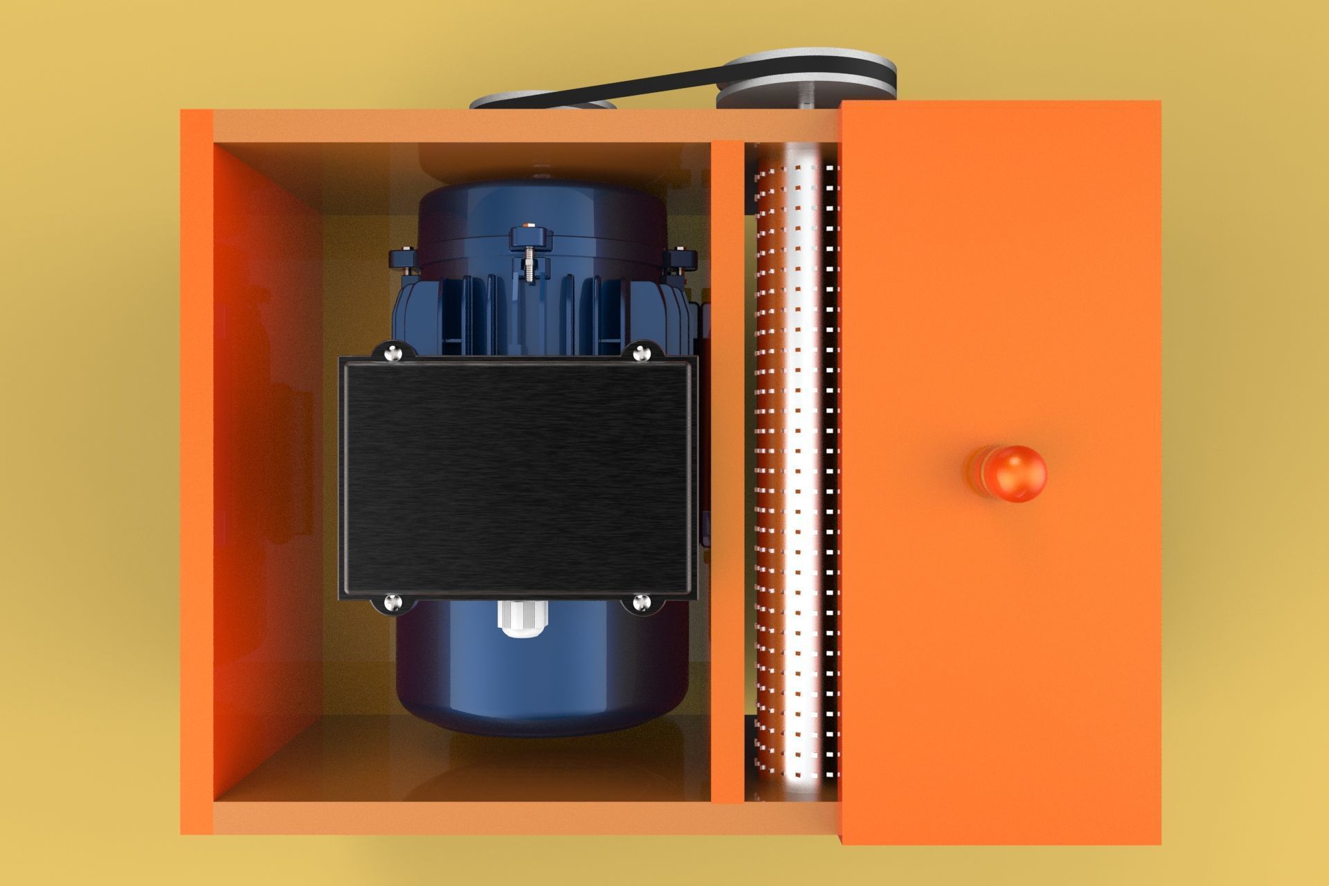 MACHINE ELECTRIC COCONUT GRATING GRATER SHREDDER SCRAPER CHOPPER 3D model_6