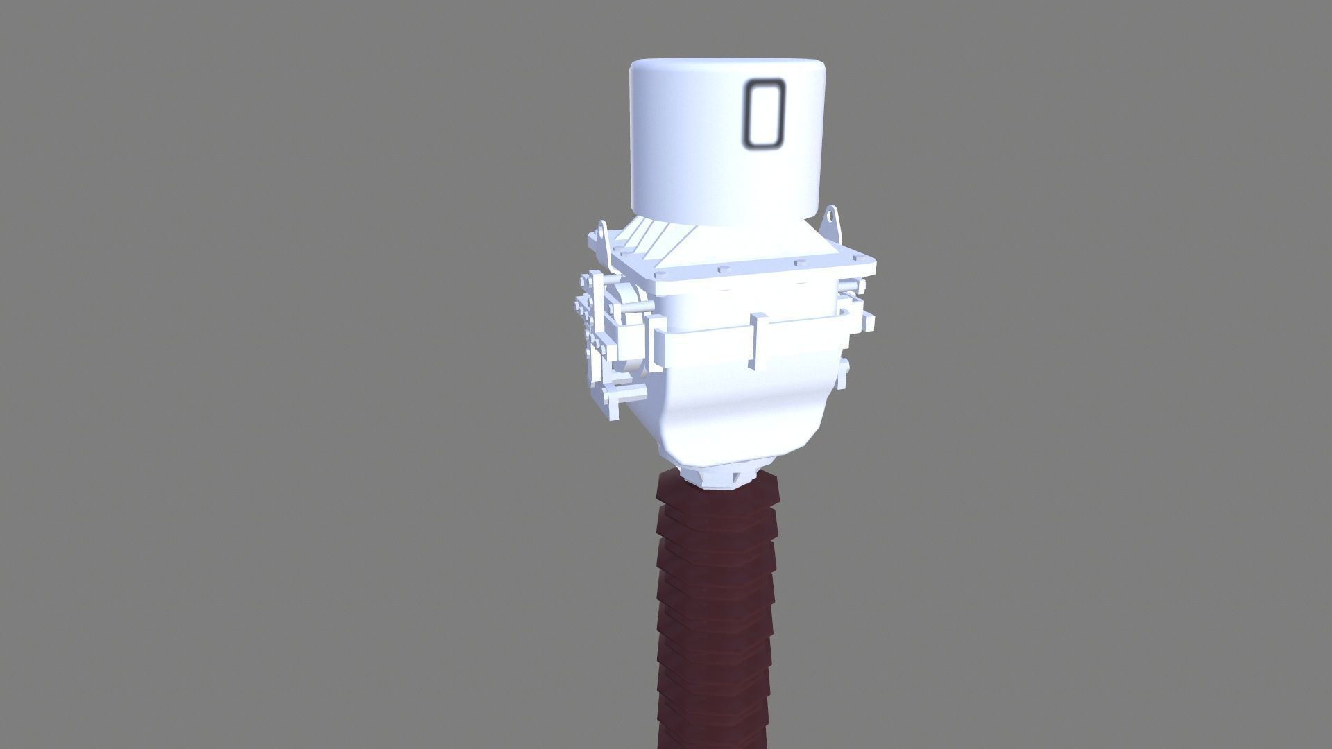 PROTECTION CT Transformer Low-poly 3D model_7