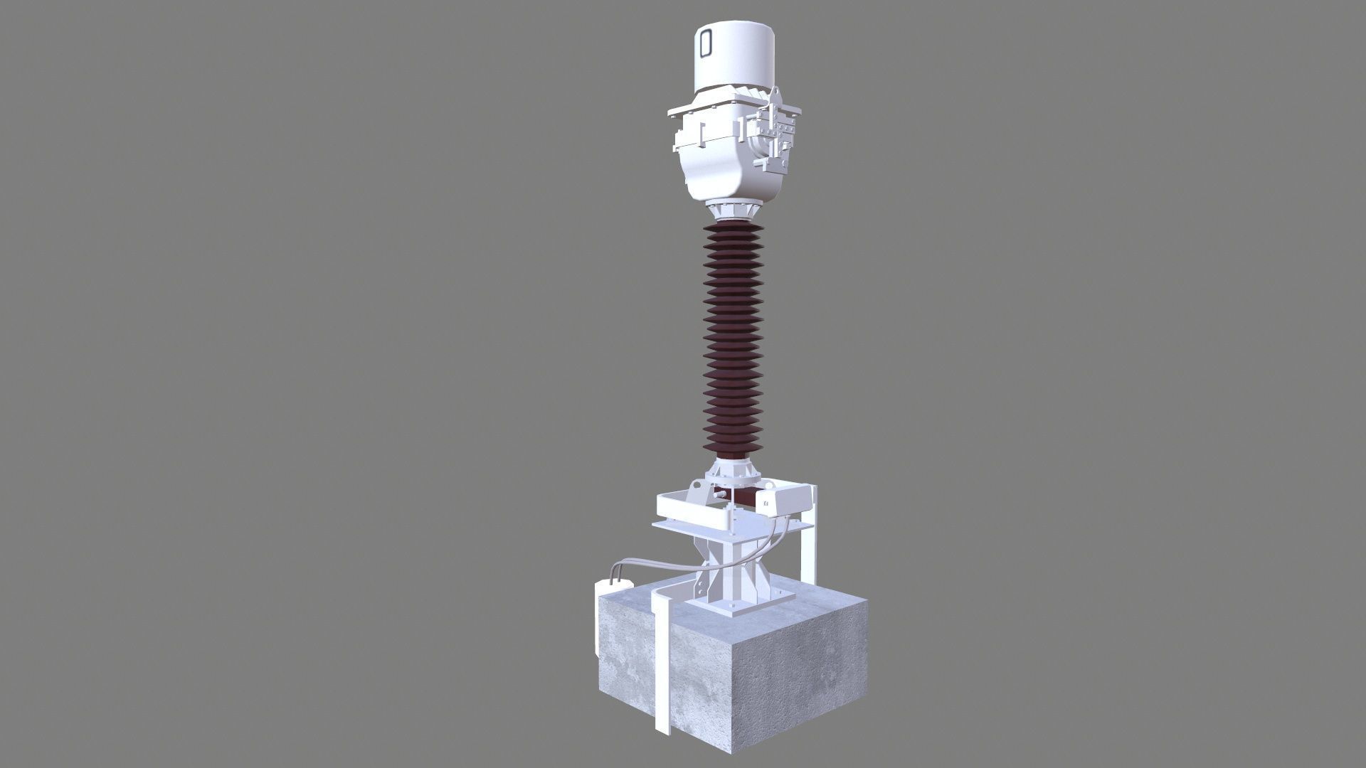 PROTECTION CT Transformer Low-poly 3D model_3