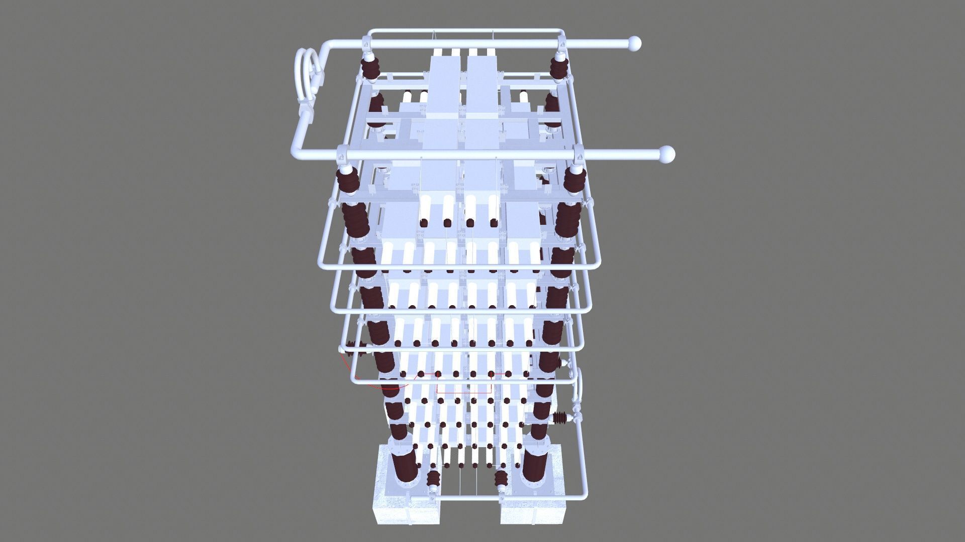 SHUT CAPACITOR Low-poly 3D model_9