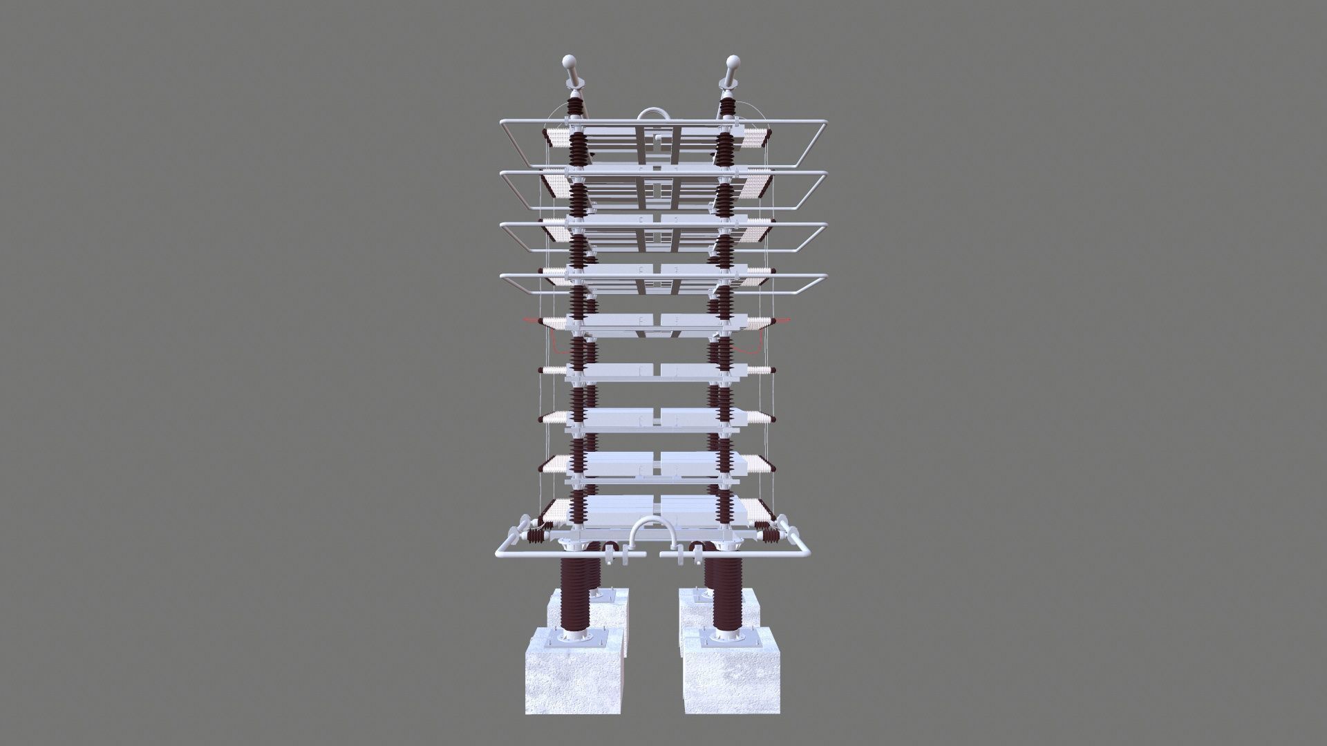 SHUT CAPACITOR Low-poly 3D model_2