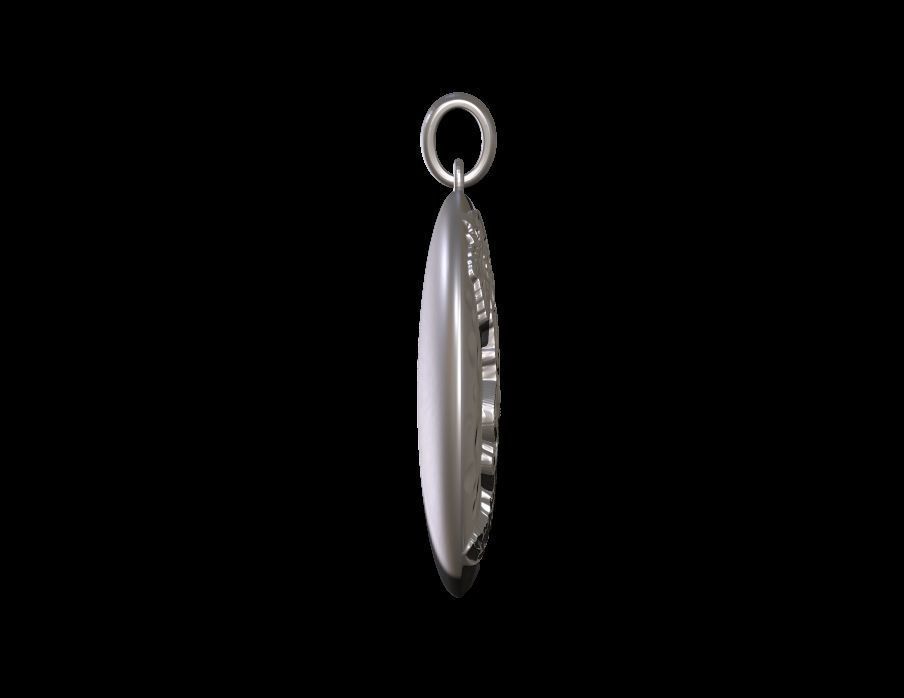 Cute Smiling Cucumber Pendant 3D print model_5