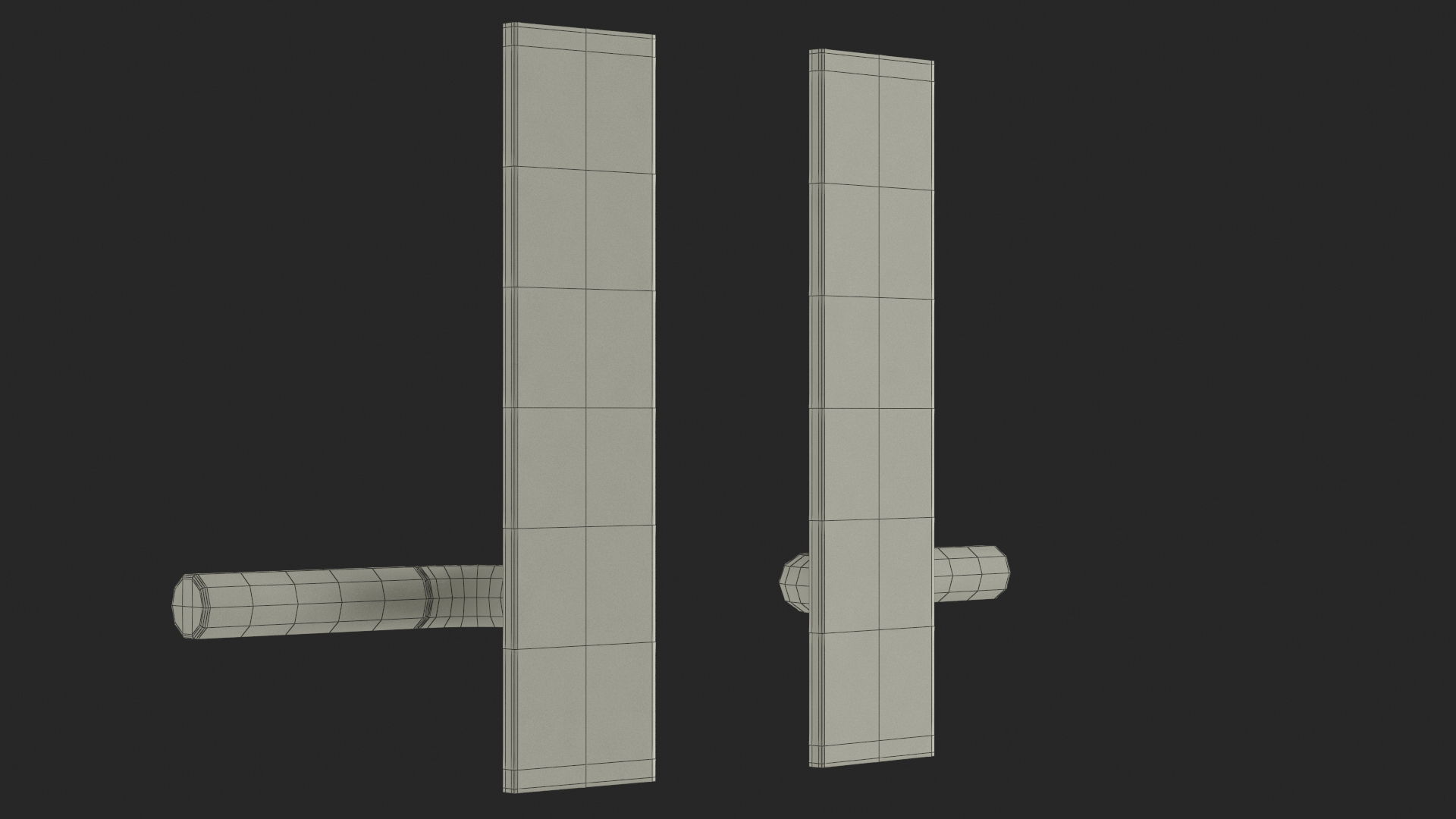 Tumalo Handle - Exterior Door Set 3D model_42