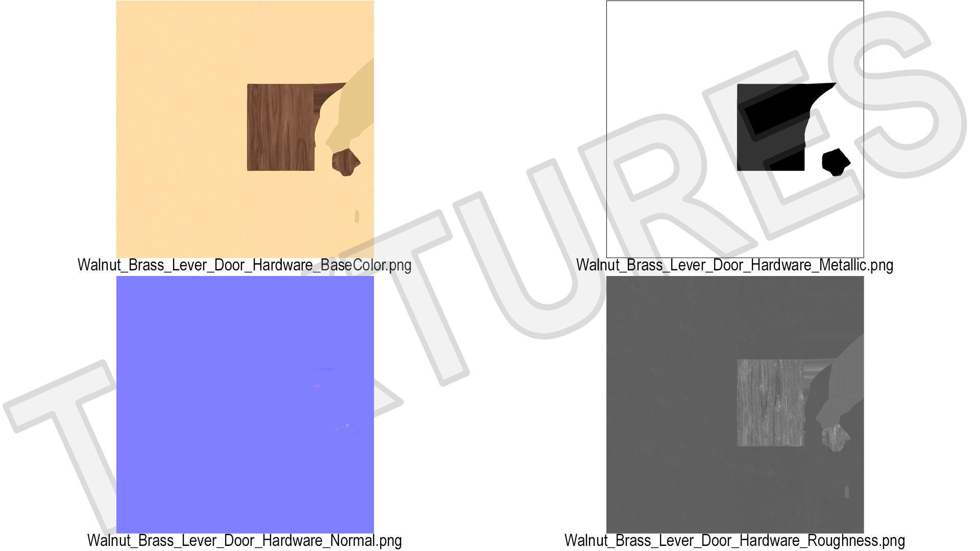 Tumalo Handle - Exterior Door Set 3D model_36