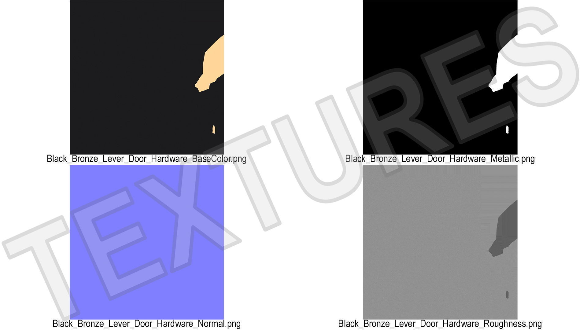 Tumalo Handle - Exterior Door Set 3D model_39