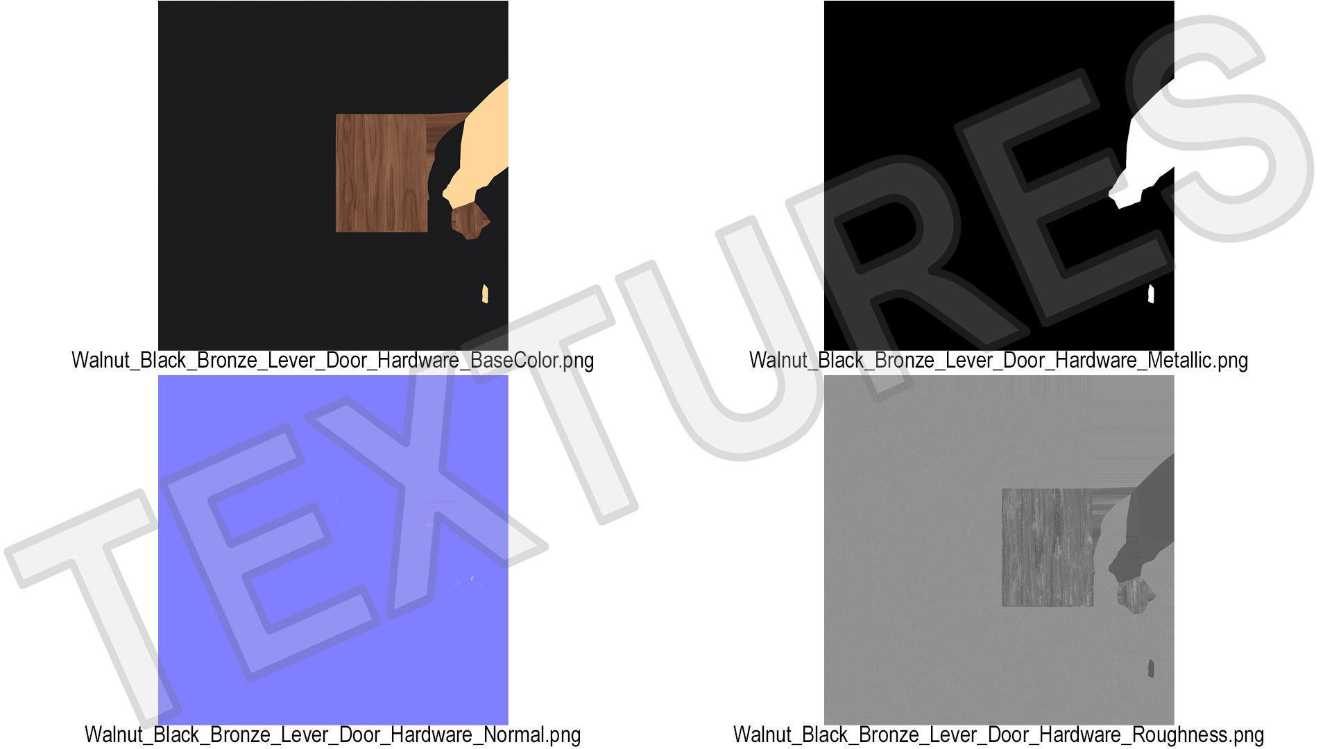 Tumalo Handle - Exterior Door Set 3D model_35