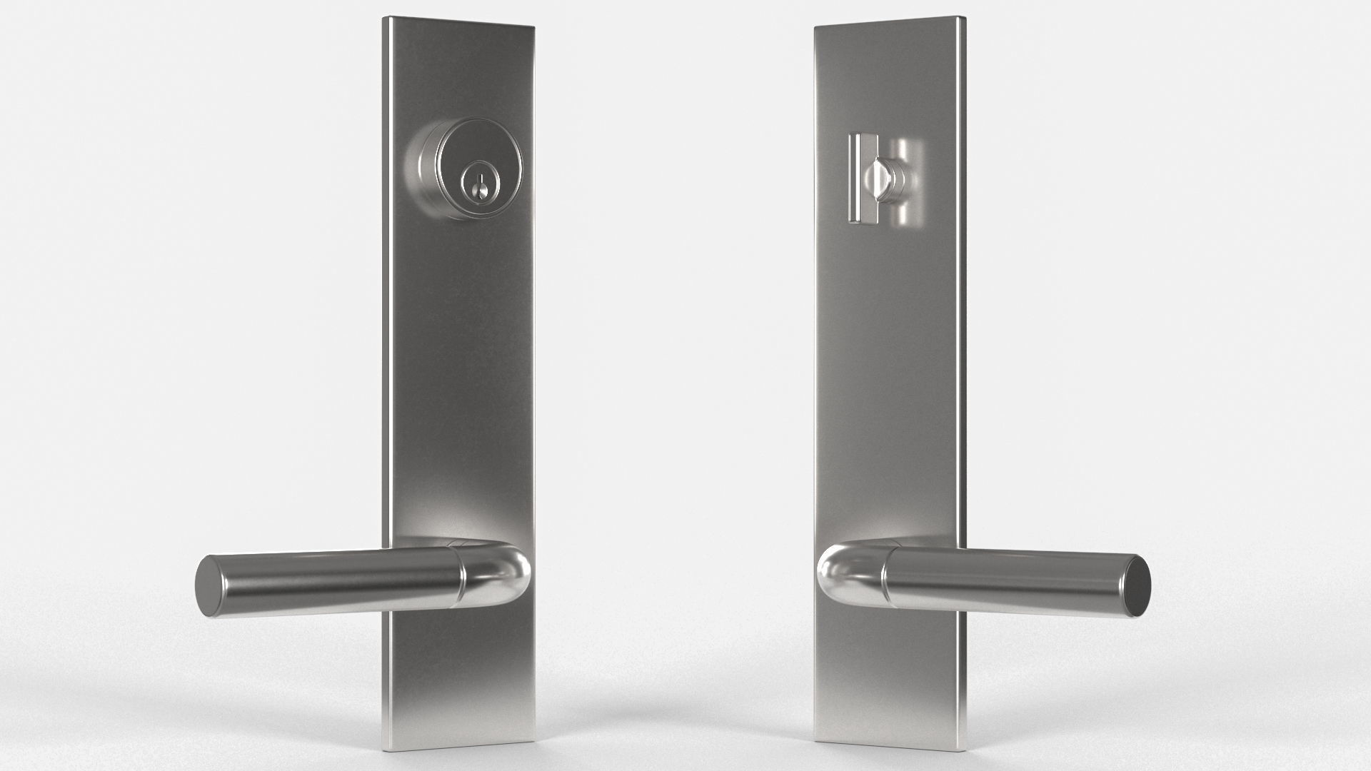 Tumalo Handle - Exterior Door Set 3D model_9