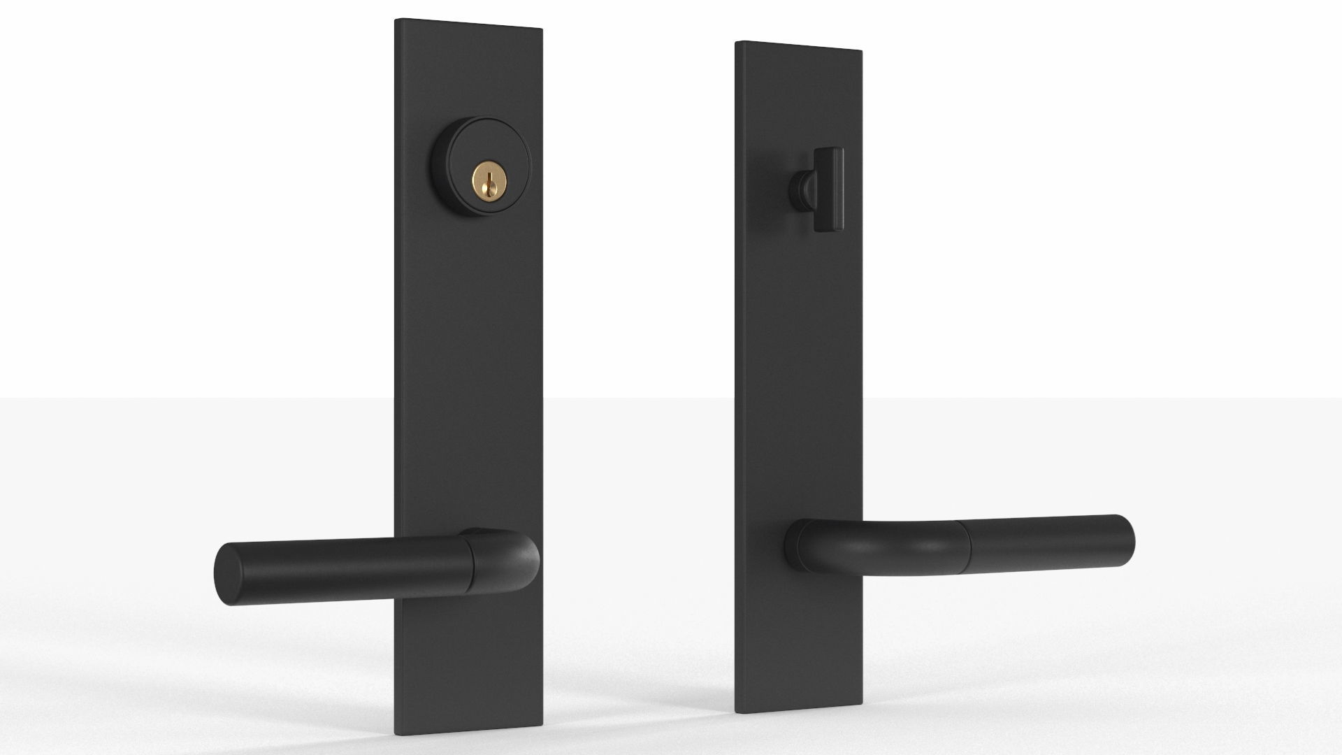 Tumalo Handle - Exterior Door Set 3D model_3