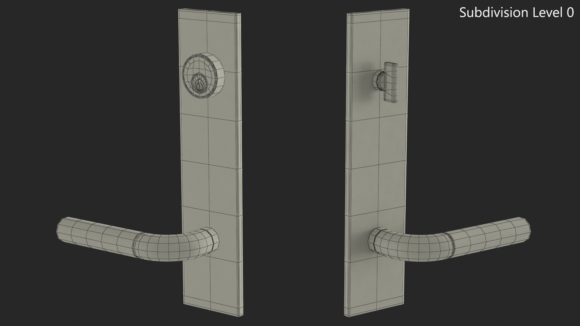 Tumalo Handle - Exterior Door Set 3D model_26