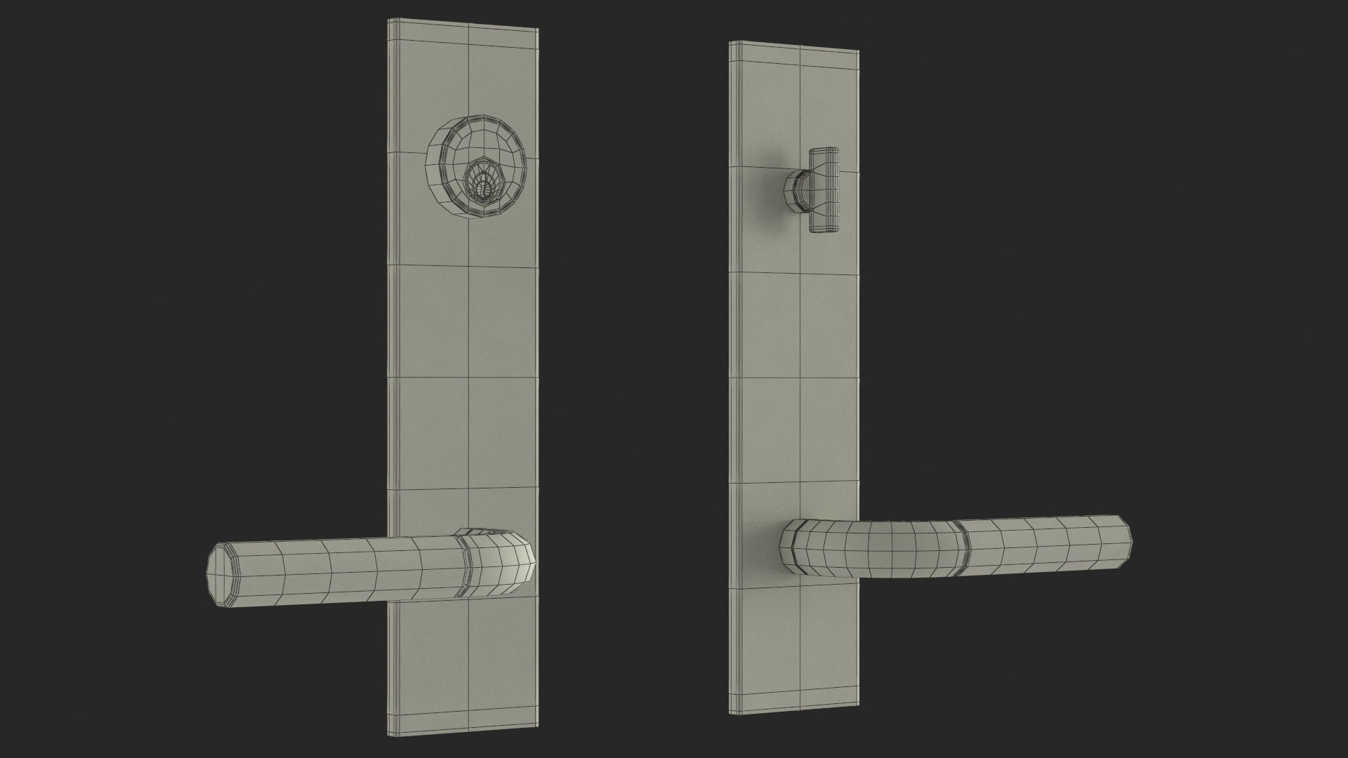 Tumalo Handle - Exterior Door Set 3D model_41