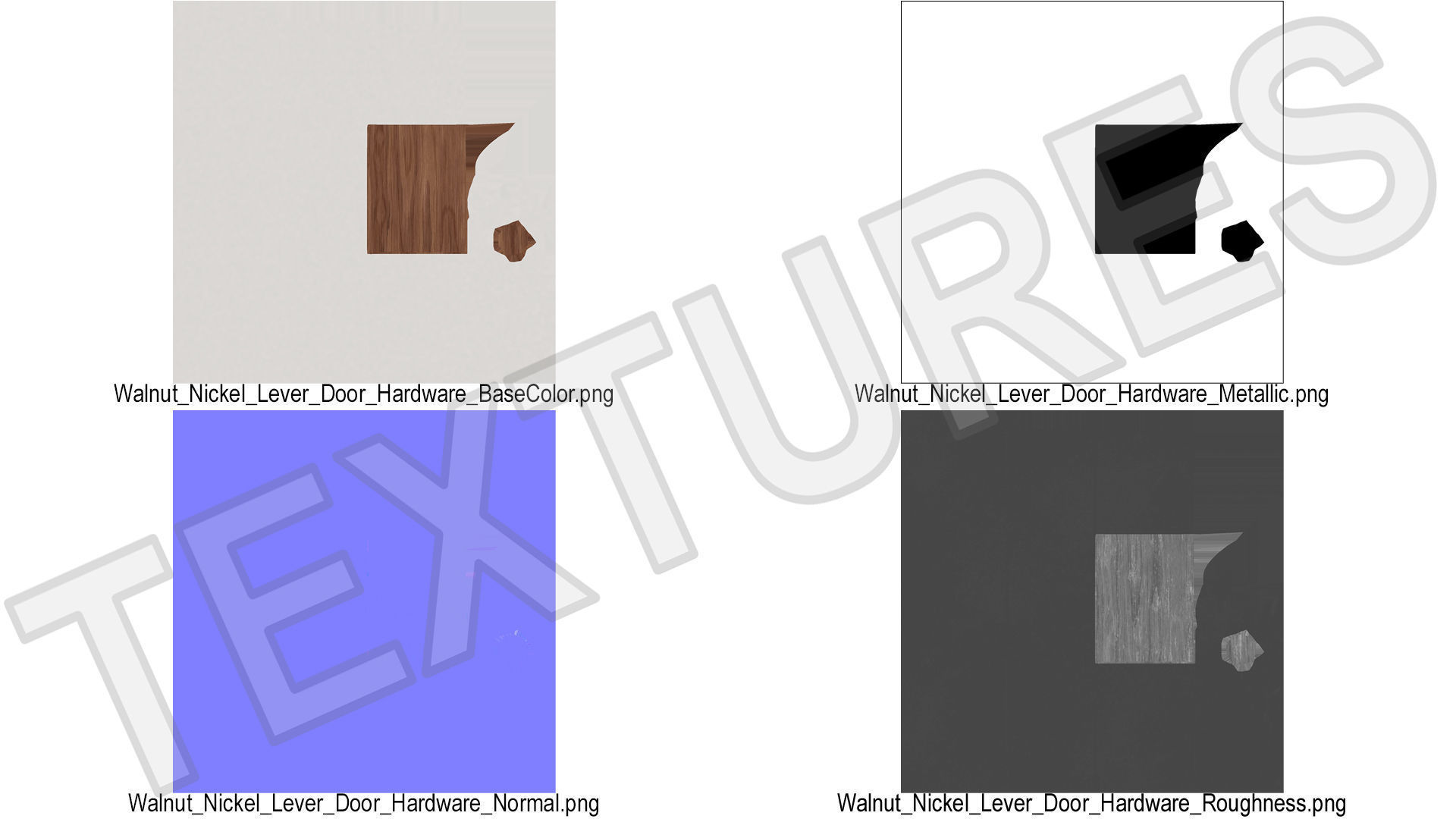 Tumalo Handle - Exterior Door Set 3D model_38