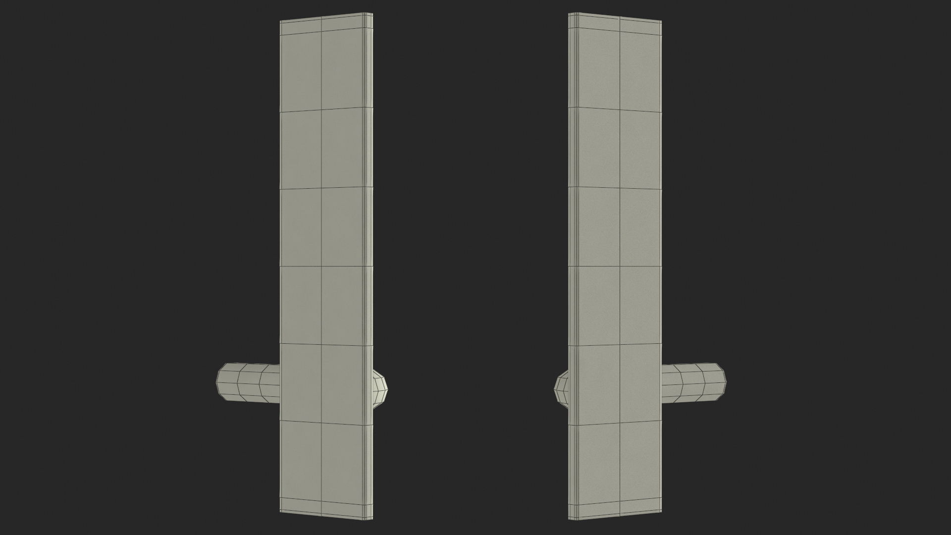 Tumalo Handle - Exterior Door Set 3D model_43
