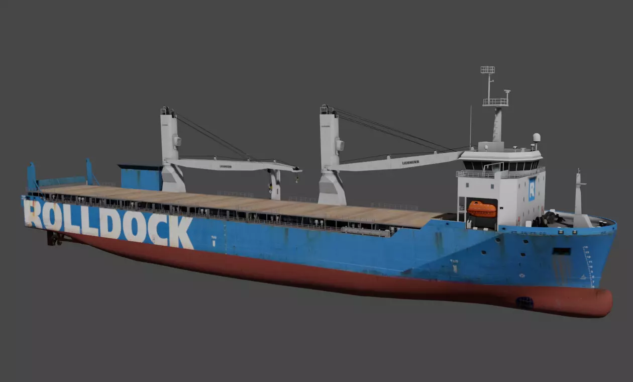 Heavy Load Carrier  Low-poly 3D model_0