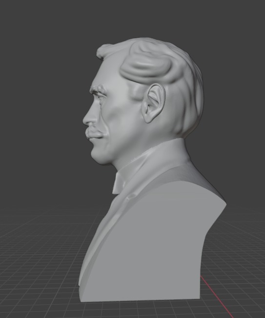Robert Peary 3D print model_3