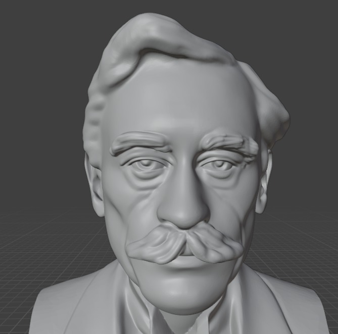 Robert Peary 3D print model_7