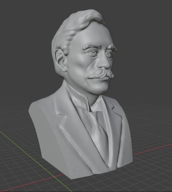 Robert Peary 3D print model_15