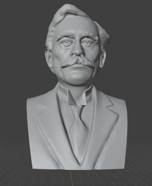 Robert Peary 3D print model_20
