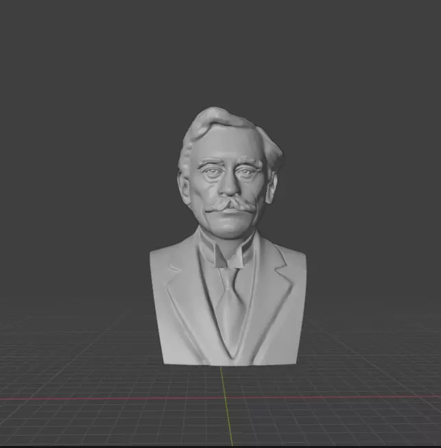 Robert Peary 3D print model_0