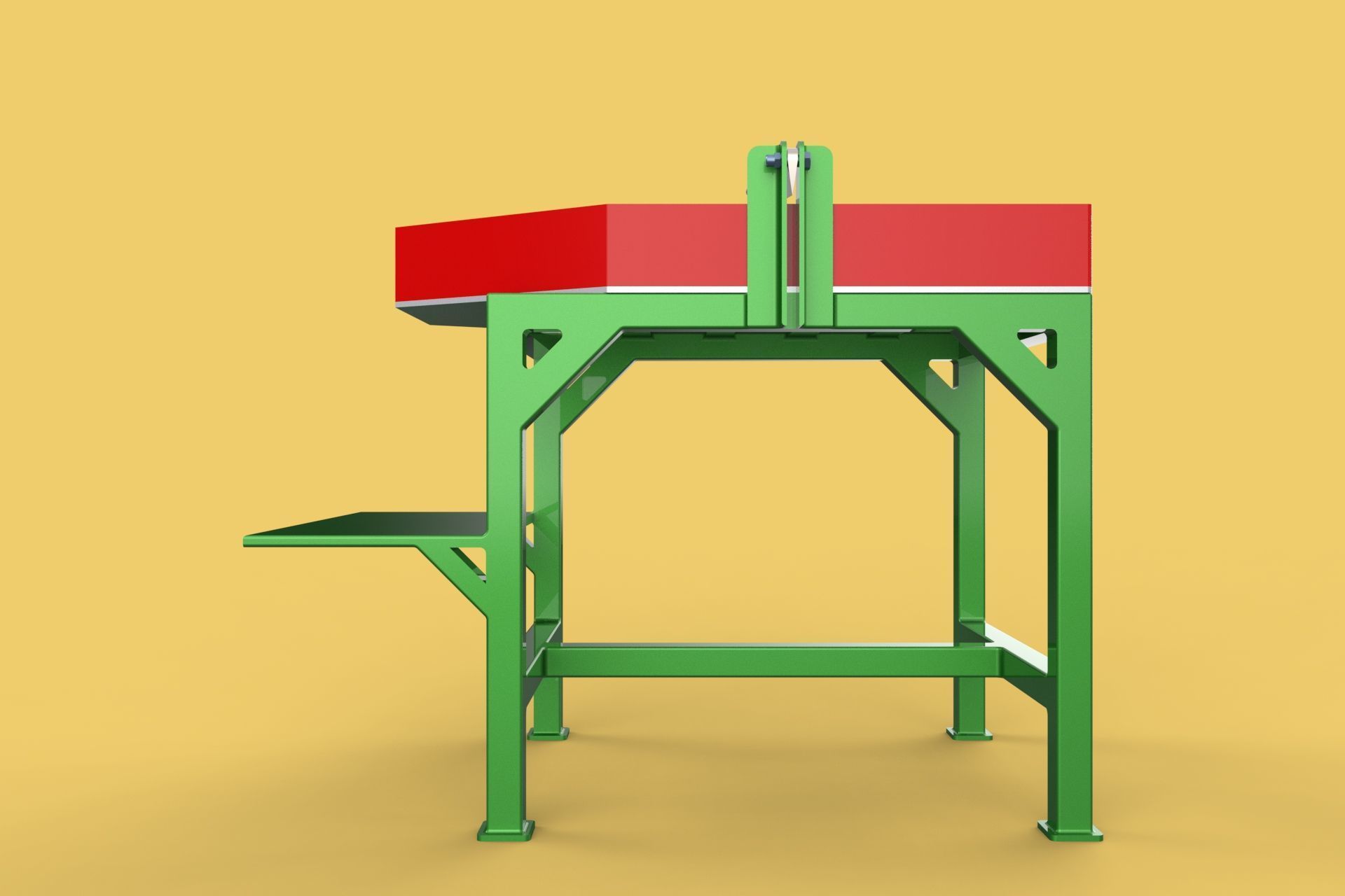 TABLE LEVER HANDLE COCONUT PEELER TOOL SPLITTER CUTTER DIVIDER 3D model_29