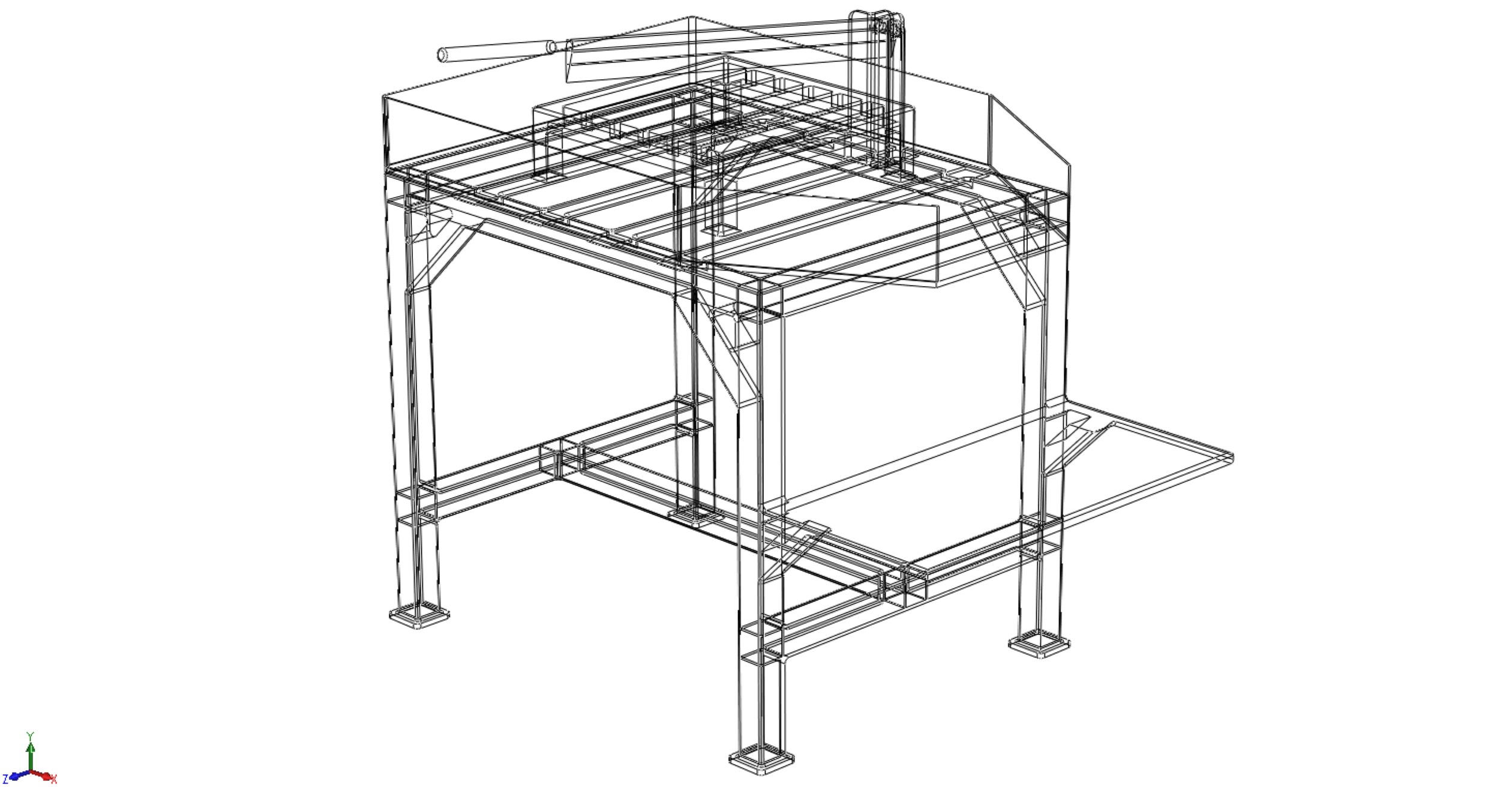 TABLE LEVER HANDLE COCONUT PEELER TOOL SPLITTER CUTTER DIVIDER 3D model_38