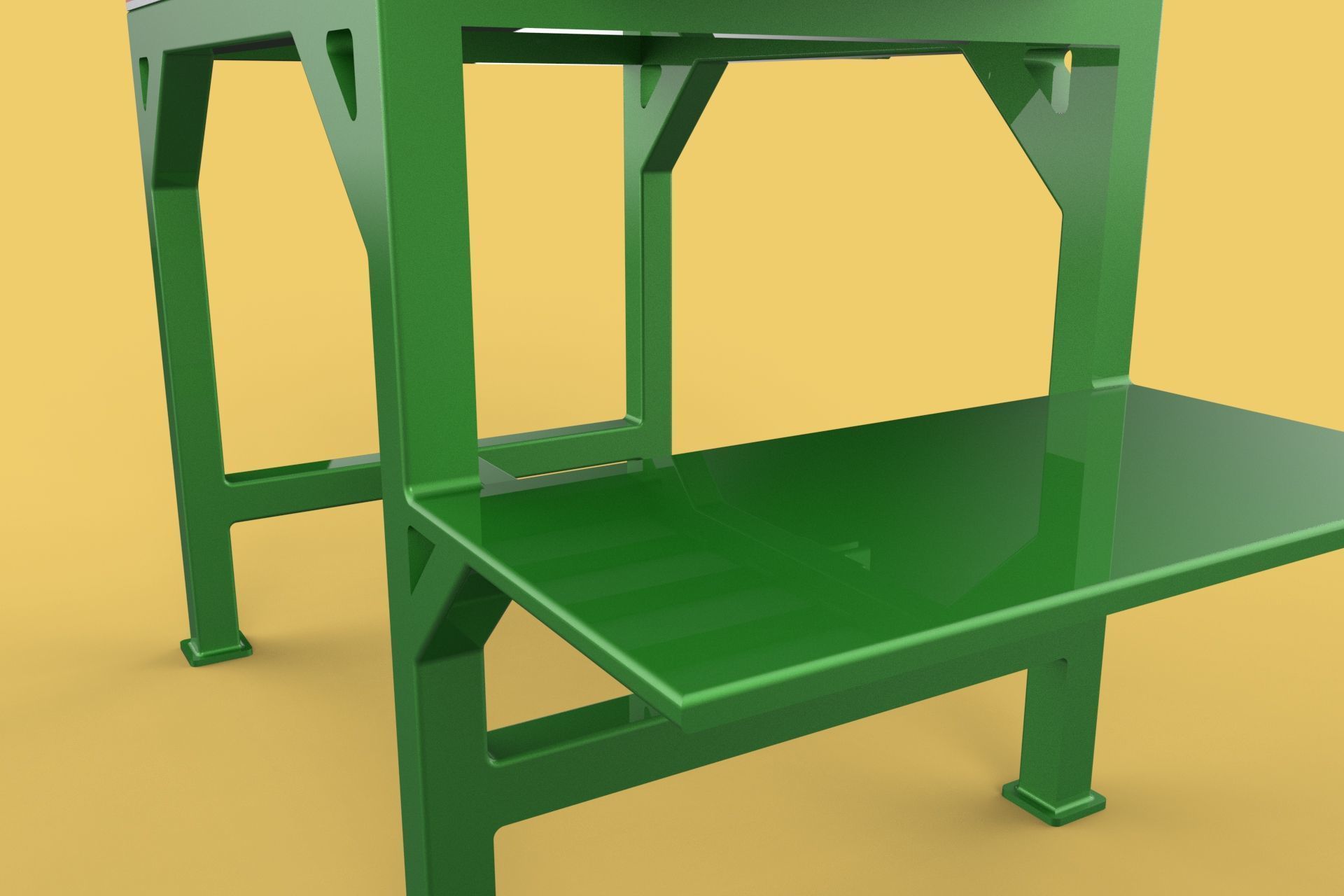 TABLE LEVER HANDLE COCONUT PEELER TOOL SPLITTER CUTTER DIVIDER 3D model_18