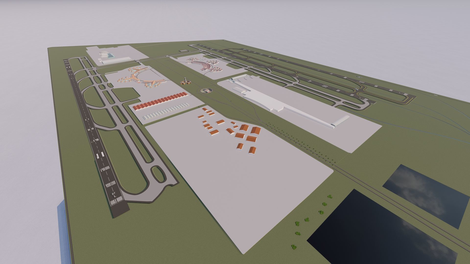 3D Airport-Airport 3D model_10