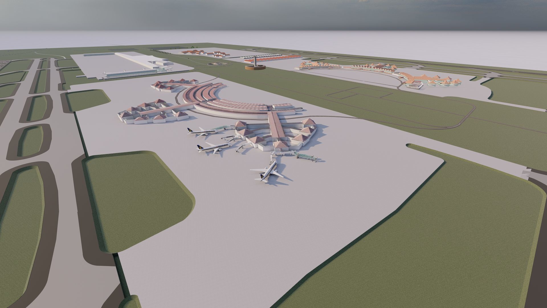 3D Airport-Airport 3D model_4
