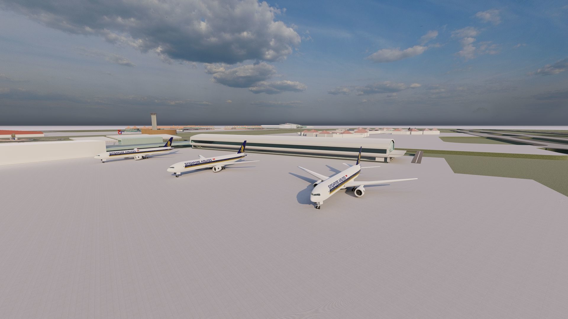 3D Airport-Airport 3D model_6